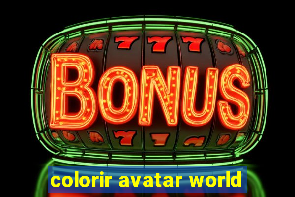 colorir avatar world